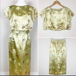 Beautiful Vintage Chinese Silk skirt set